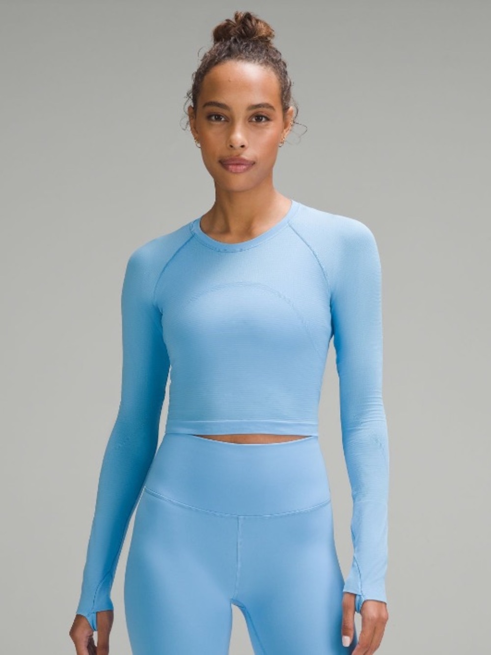 Lululemon Swiftly Tech Cropped Short-Sleeve
Shirt 2.0 | size 8